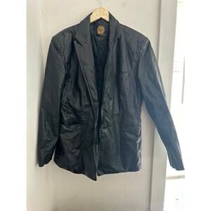 L&F Ranch Black Leather Jacket | Size 40